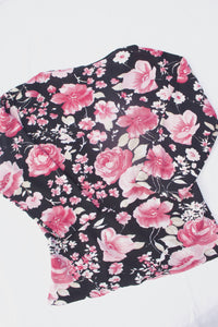 Floral Crossover Top