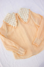 Load image into Gallery viewer, Peach Collared Blouse
