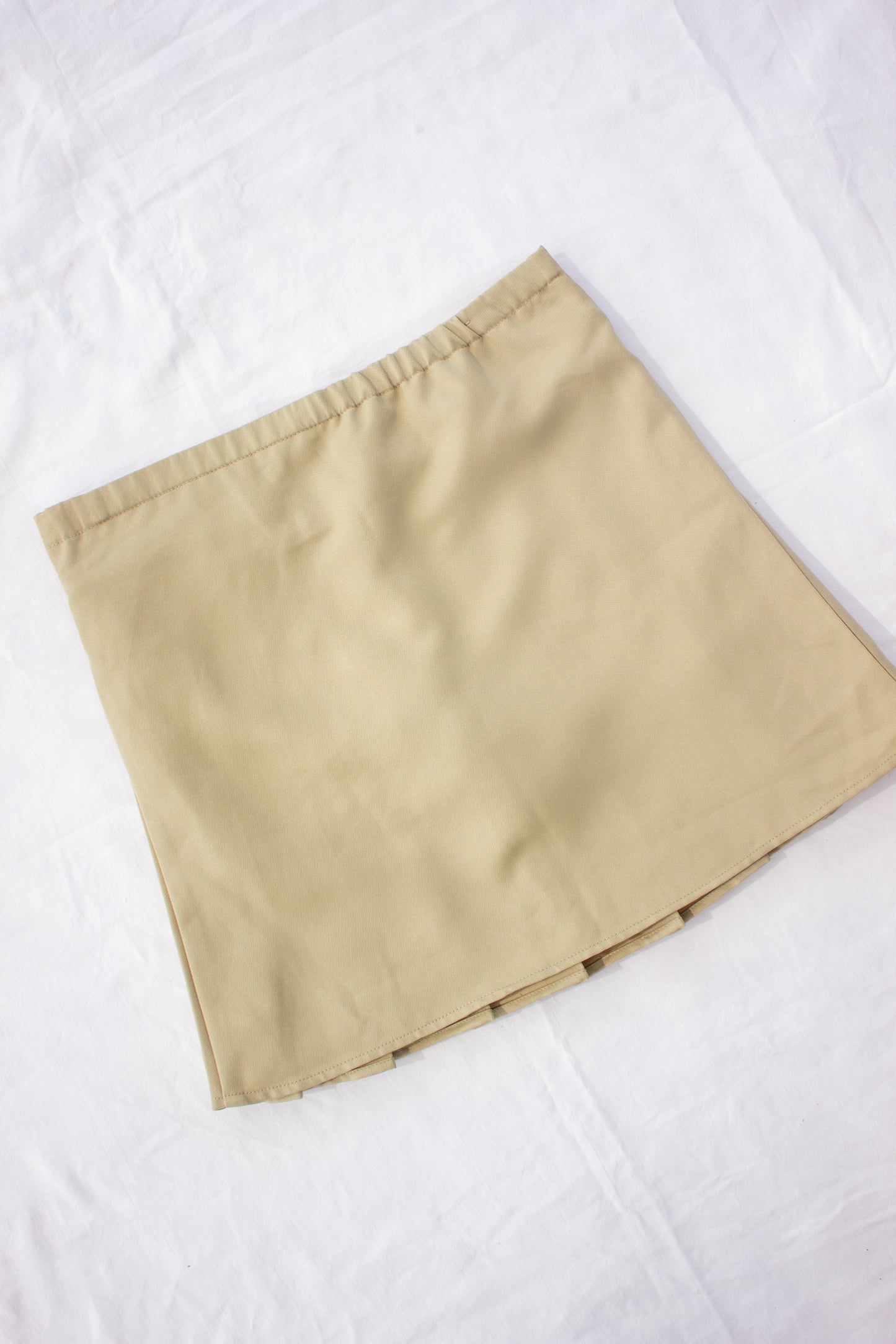 Pleated Mini Skirt