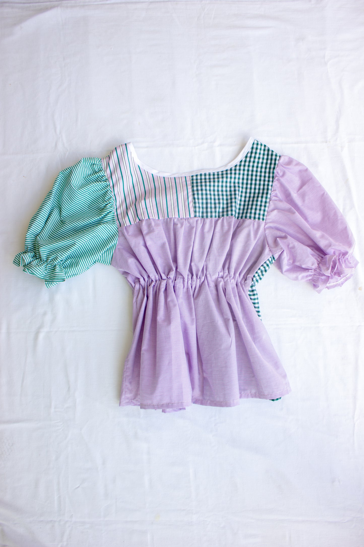 Mallow Shirt - Green/Lilac ♻️💜 (8)