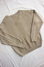 Load image into Gallery viewer, Beige Merino Knit - (M)
