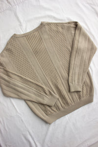 Beige Merino Knit - (M)