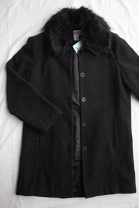 Fur Collar Coat - (14)