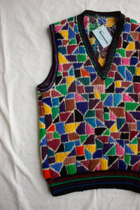 Tiled Knit Vest - (S/M)