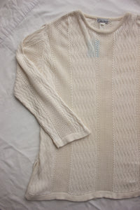 Vintage Cream Knit - (L)