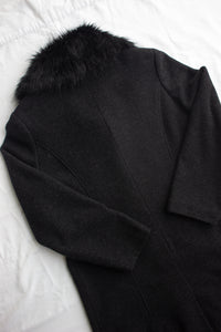 Fur Collar Coat - (14)