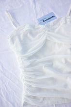 Load image into Gallery viewer, White Ruched Cami
