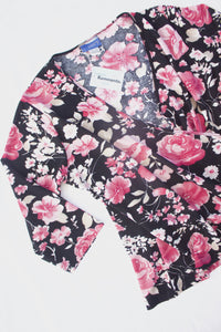 Floral Crossover Top