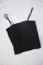 Load image into Gallery viewer, Black Ruched Singlet
