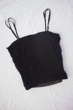 Load image into Gallery viewer, Black Ruched Singlet
