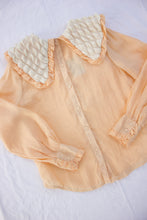 Load image into Gallery viewer, Peach Collared Blouse
