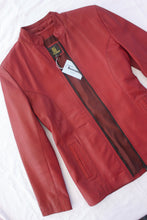 Load image into Gallery viewer, Red Leather Jacket
