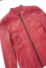 Load image into Gallery viewer, Red Leather Jacket
