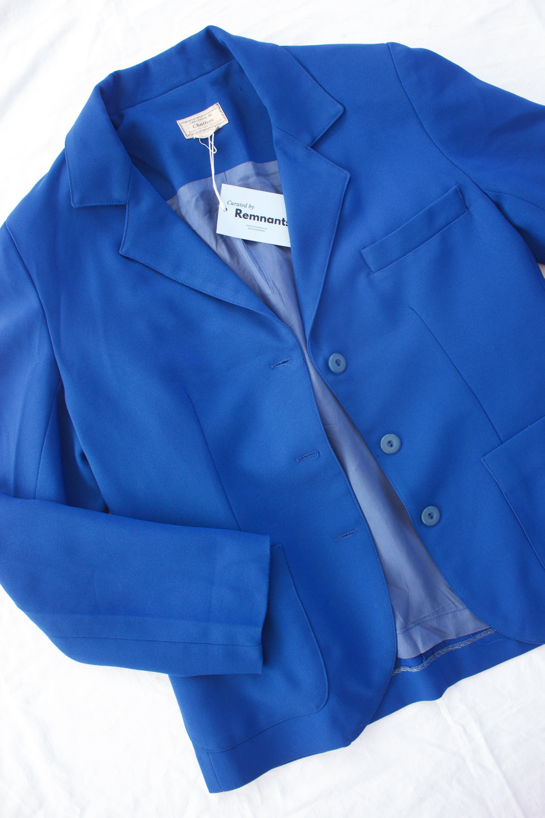 Vintage Cobalt Blue Blazer