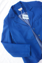 Load image into Gallery viewer, Vintage Cobalt Blue Blazer
