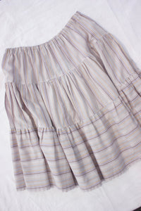 Neutral Gathered Skirt