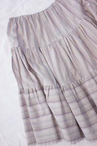 Neutral Gathered Skirt