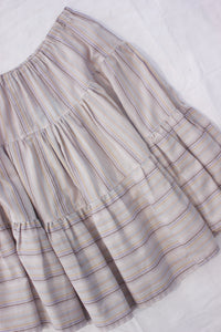 Neutral Gathered Skirt