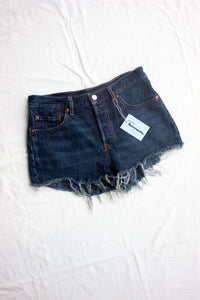 Levis Dark Denim Shorts