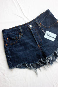 Levis Dark Denim Shorts