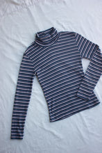 Load image into Gallery viewer, Merino Striped Turtleneck (S)
