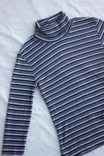 Load image into Gallery viewer, Merino Striped Turtleneck (S)
