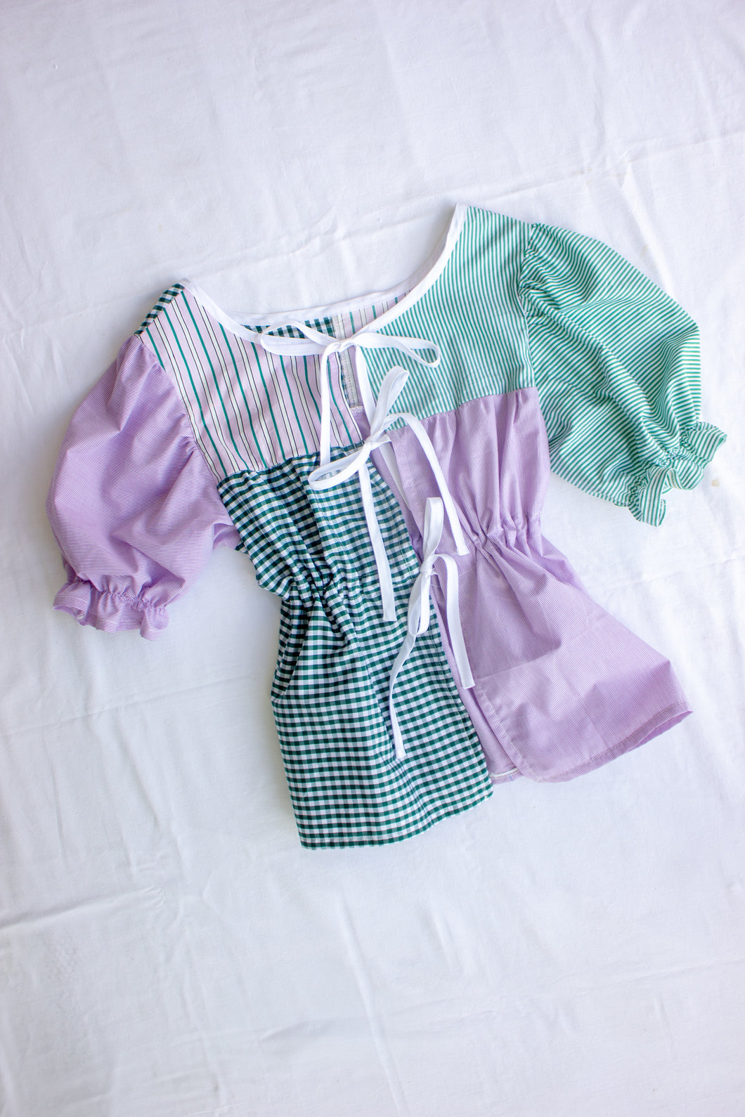 Mallow Shirt -  Green/Lilac ♻️💜 (8)