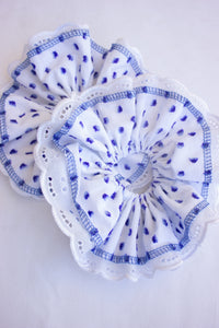 Scrunchie - Blue/White 💙