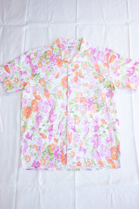 Tom Shirt - Pink/Orange Floral (XL)