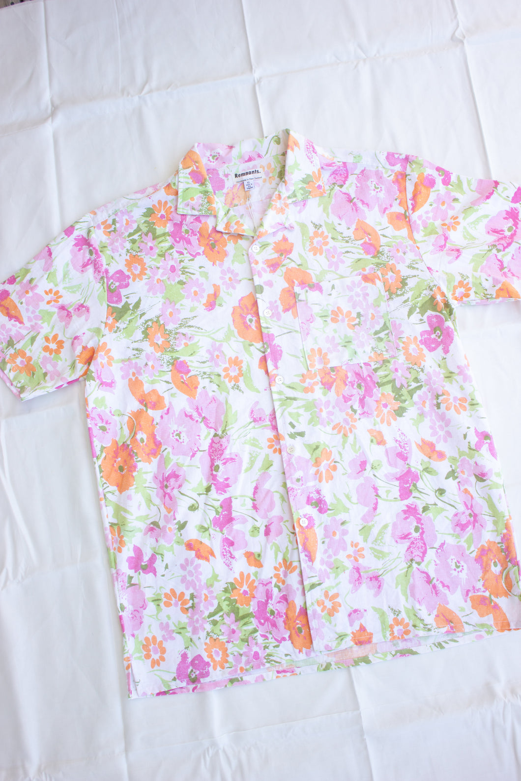 Tom Shirt - Pink/Orange Floral (XL)