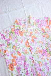 Tom Shirt - Pink/Orange Floral (XL)