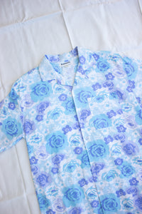 Tom Shirt - Blue Floral (M)