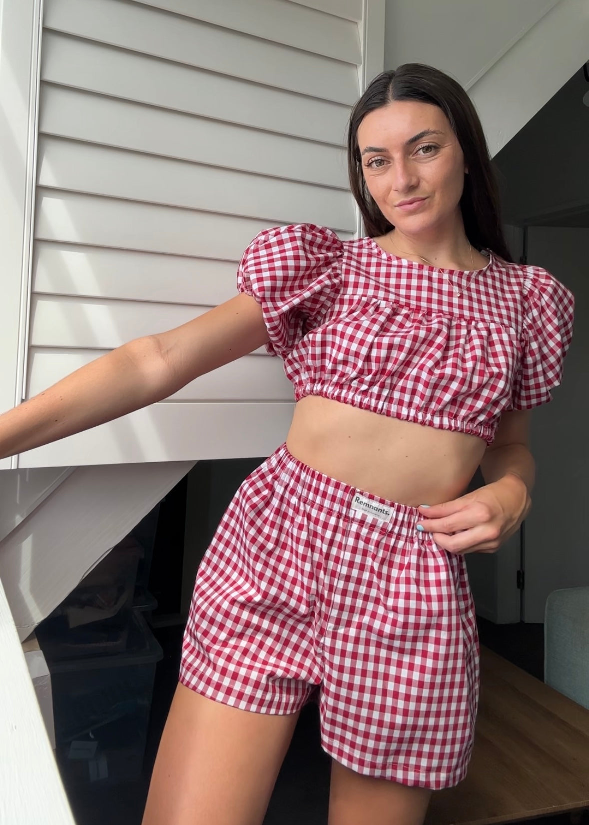Molly Crop - Red Liquorice