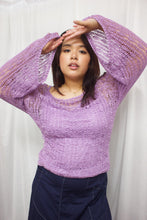 Load image into Gallery viewer, Purple Crochet Top
