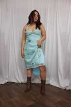 Load image into Gallery viewer, Floral Turquoise Dress
