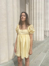 Load image into Gallery viewer, Dumpling Dress - Butter Gingham
